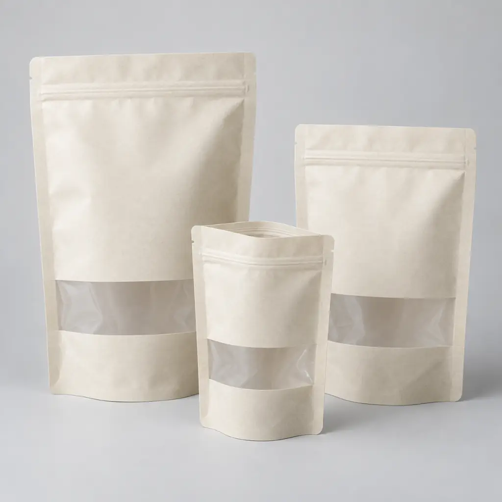 Resealable Compostable Stand-Up Pouch